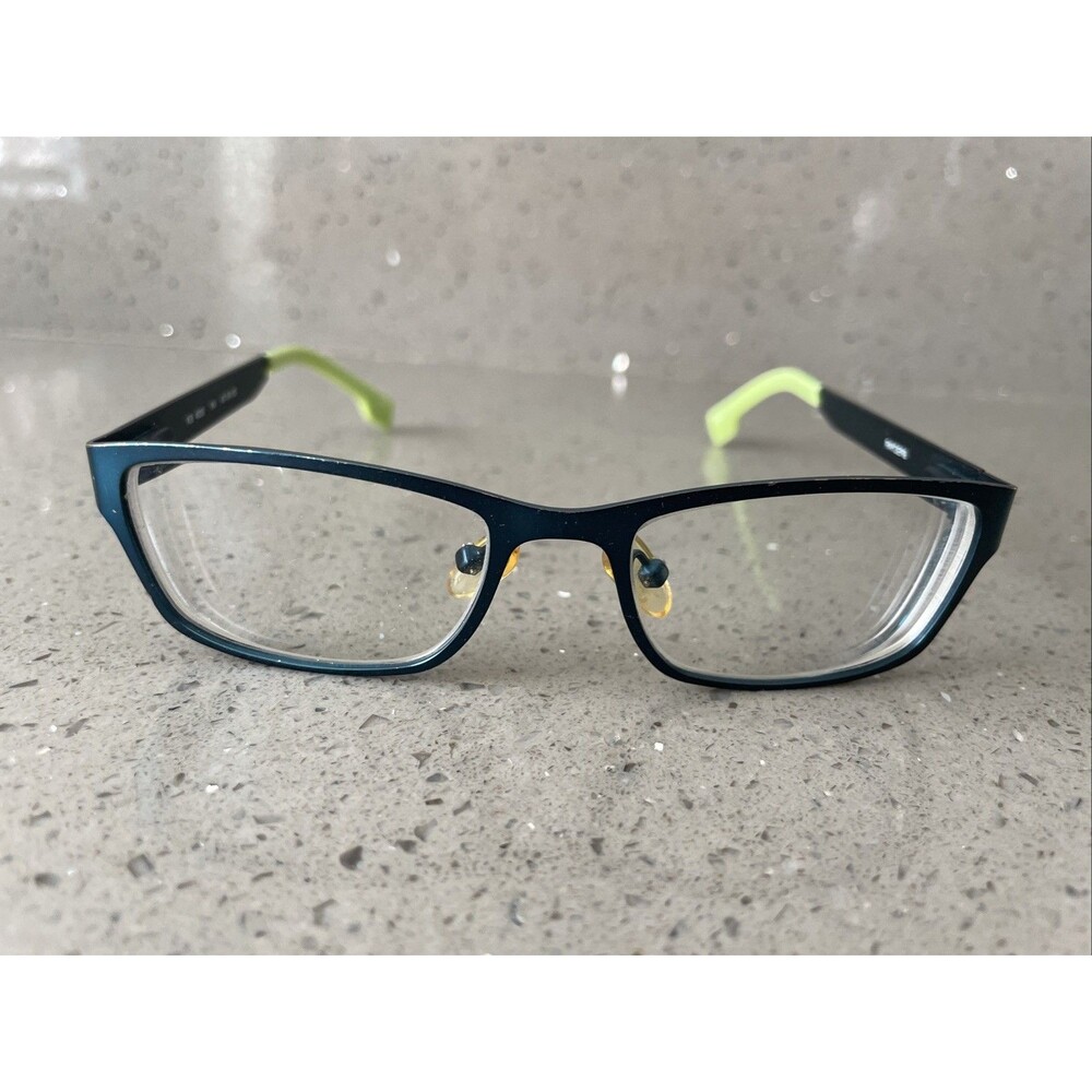 Raycers KB 4000 NV KIds Eyeglasses Frames ONLY Blue Green Rectangular 47-16-130